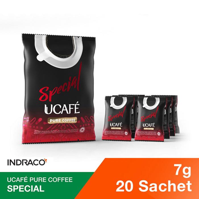 Gambar UCAFE Pure Coffee Special (20 sachets x 7g) dari INDRACO Store Kab. Gresik Tokopedia
