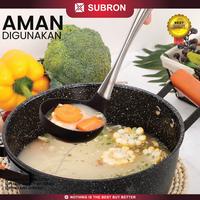 Gambar SUBRON Spatula Centong Silicone Tahan Panas Stainless Handle Sup Sutil Turner Sodet Irus Masak Murah Peralatan Silikon - Centong Htm dari SUBRON KITCHENWARE Kab. Bandung 4 Tokopedia