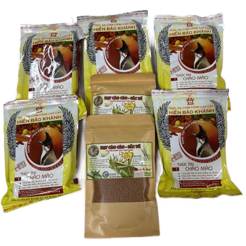 2 Gói hạt cào cào sắc tố và 5 hiển bảo khánh 1 giành cho chim cảnh hạt  cào  cào  sắc  tố