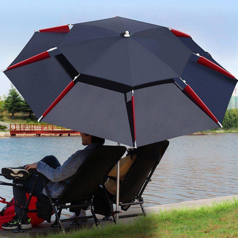 Ô Câu Cá 2 Tầng Màu Đen 2m2-2m4 Chống Tia UV Che Mưa Che Nắng Cao Cấp Đồ Câu Việt. HD