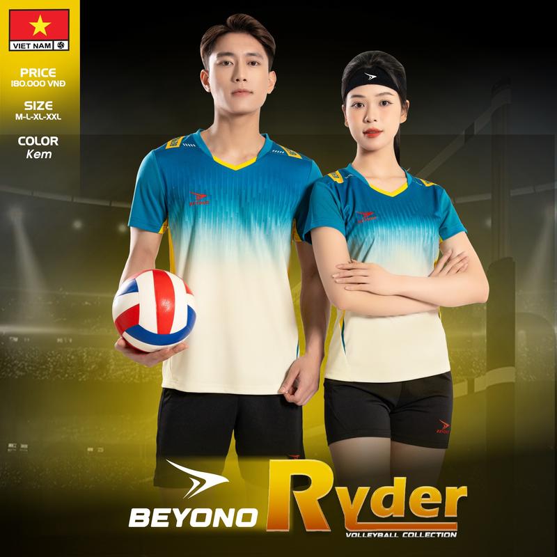 Bộ Quần Áo Bóng Chuyền Nam Nữ Beyono Ryder,Được Làm Từ Chất Liệu Cao Cấp Be-Airy Thoáng Mát,Độ Bền Và Co Giãn Tốt Giúp Người Mặc Luôn Cảm Thấy Dễ Chịu Thoải Mái Suốt Trận Đấu,Thiết Kế Ôm Sát Cơ Thể Hỗ Trợ Tối Đa Sự Di Chuyển Linh Hoạt,Nhận In Từ 1 Bộ 2