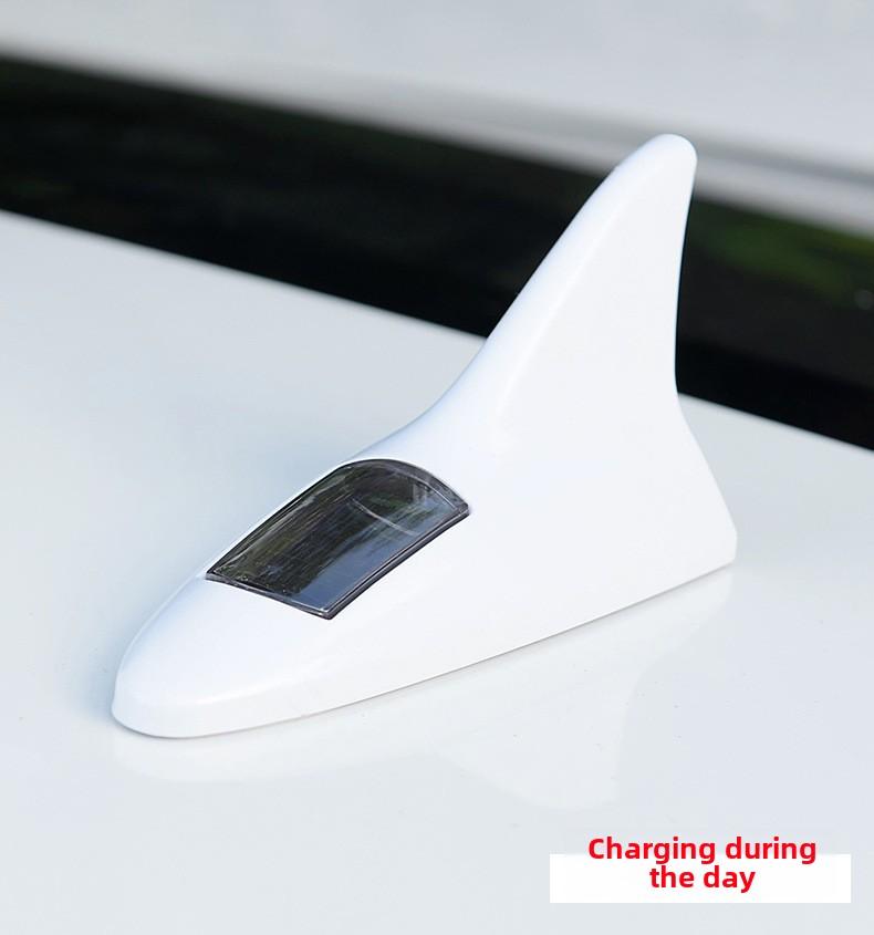 Product Introduction of Car decorative lights, solar shark fin antenna, roof tail modification lights, anti-rear-end collision LED flash 8 lights 12