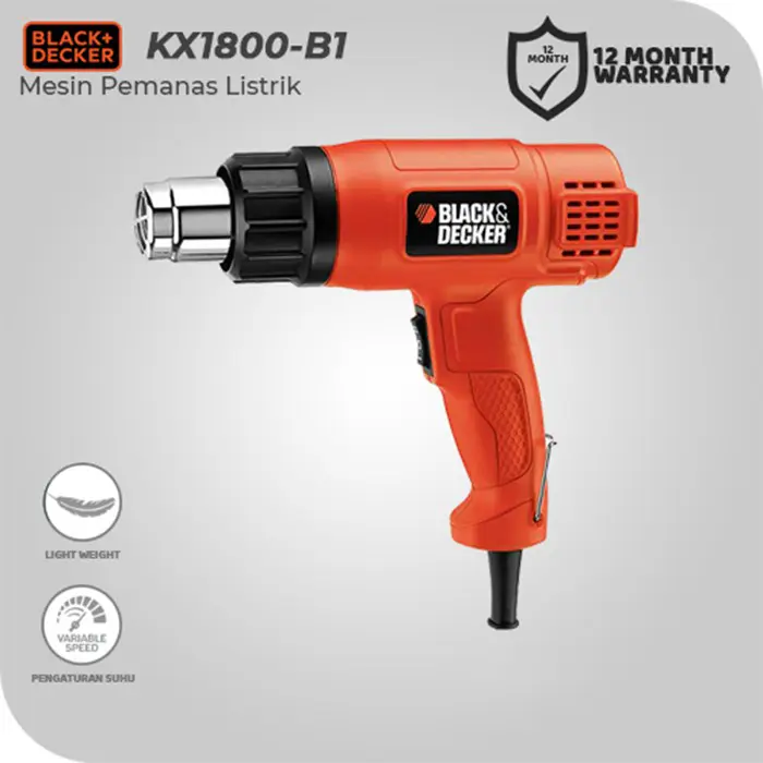 Black And Decker KX1800 500-600C Hot Air Gun