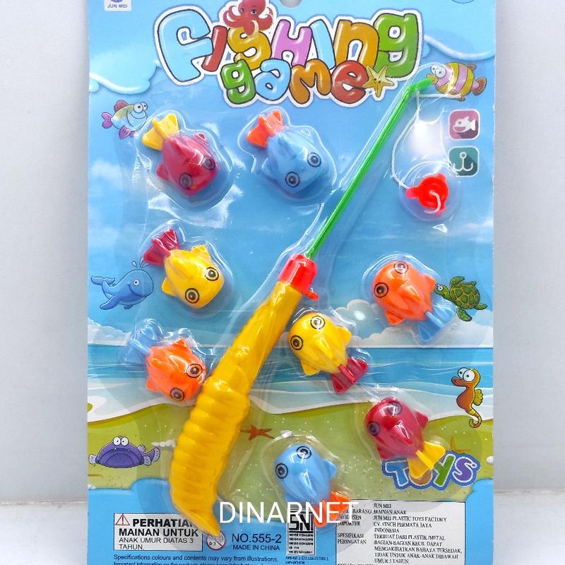 Product Introduction of Mainan Pancing Ikan Mancing Mania 8 Pcs Ikan Toys 1