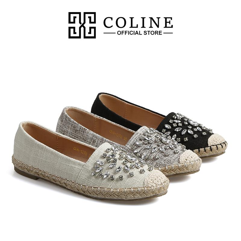 COLINE CLN-1276 Sepatu Flat Wanita Espadrilles Flatshoes Loafers Shop  Tokopedia