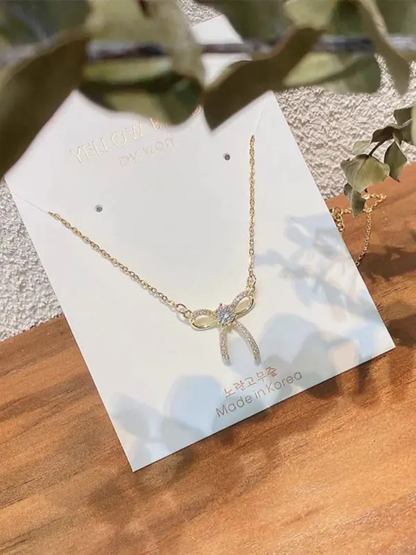 Kalung Wanita Titanium Asli Aksesoris Fashion Viral Harian Kulit 0