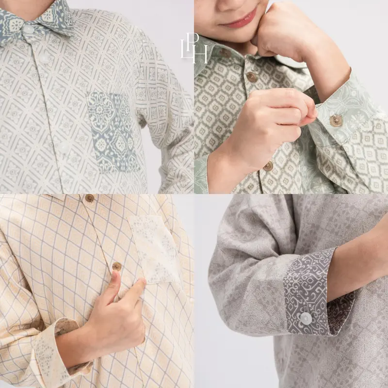 Little Palmerhaus - Baju Lebaran 2025 - Arya Boy Attire Set (Setelan Koko Anak Laki-Laki Usia 1-6 Tahun) 3