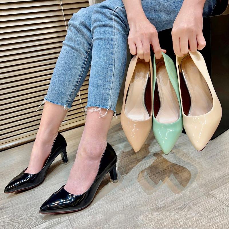 Giày Cao gót 5cm và 7cm  Búp bê Cao Gót Meka nhẹ nhàng, thanh lịch và lót mút êm chân - Giày Bánh Bèo mã TronCoTron Nữ Shoes giay caogot bup bit