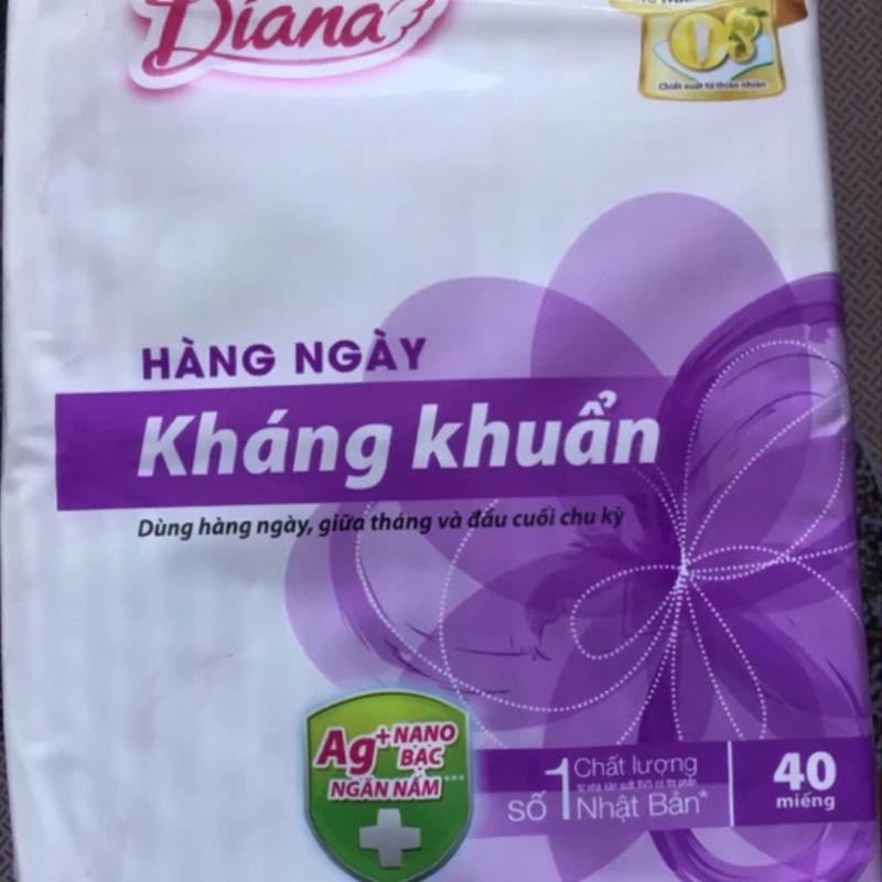 [Gói 40 Miếng 15.5 cm Loại Nhỏ Không Cánh ] -Combo 6 Gói Băng Vệ Sinh Diana Sensi Hàng Ngày Kháng Khuẩn 40 Miếng- HSD luôn mới