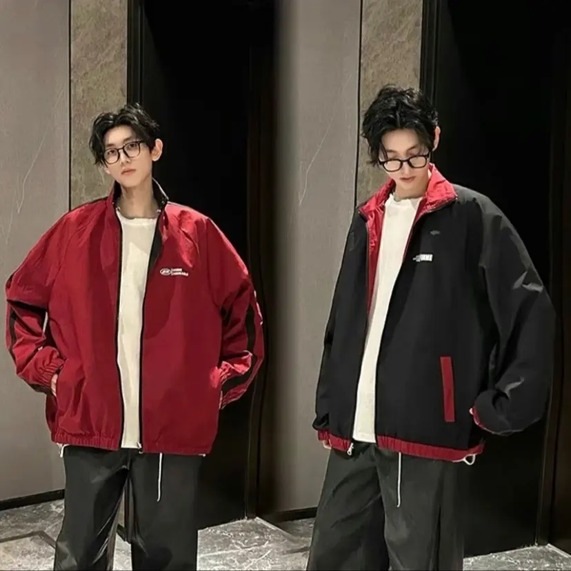 Áo Khoác Gió 2 Mặt Nhà Jindo Mặc Được Hot Trend Jacket Menswear