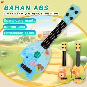 Mainan Ukulele Anak dengan Pola Hewan Lucu Ukulele Mini Berwarna-warni untuk Anak-Anak Mainan Musik Edukatif yang Mengembangkan Kreativitas dan Koordinasi Anak Hadiah Sempurna untuk Anak di  Mainan Musik Fun dan Menghibur