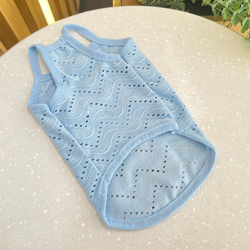 Product Introduction of Quần áo cho chó, Bảy Pet, cho Shih Tzu, lưới thoáng khí, áo vest cho thú cưng, áo phông cho mèo mùa hè, quần áo cho chó Con đơn giản 19