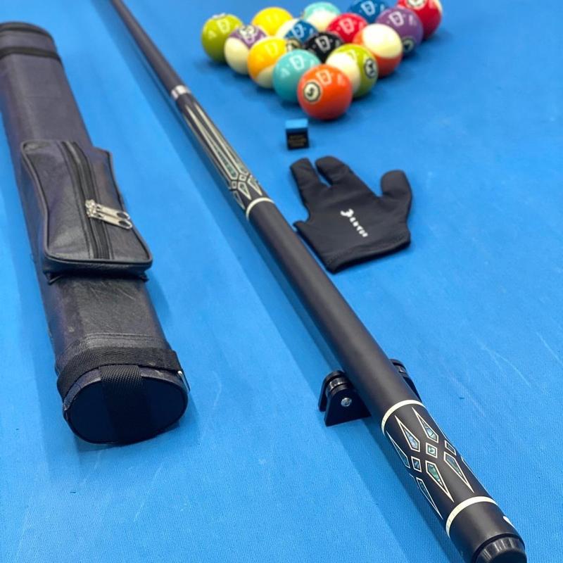 Combo cơ bida phủ Carbon hoạ tiết ngọc trai Cơ Lỗ Sport Hàng chính hãng- Giá Sinh Viên maple