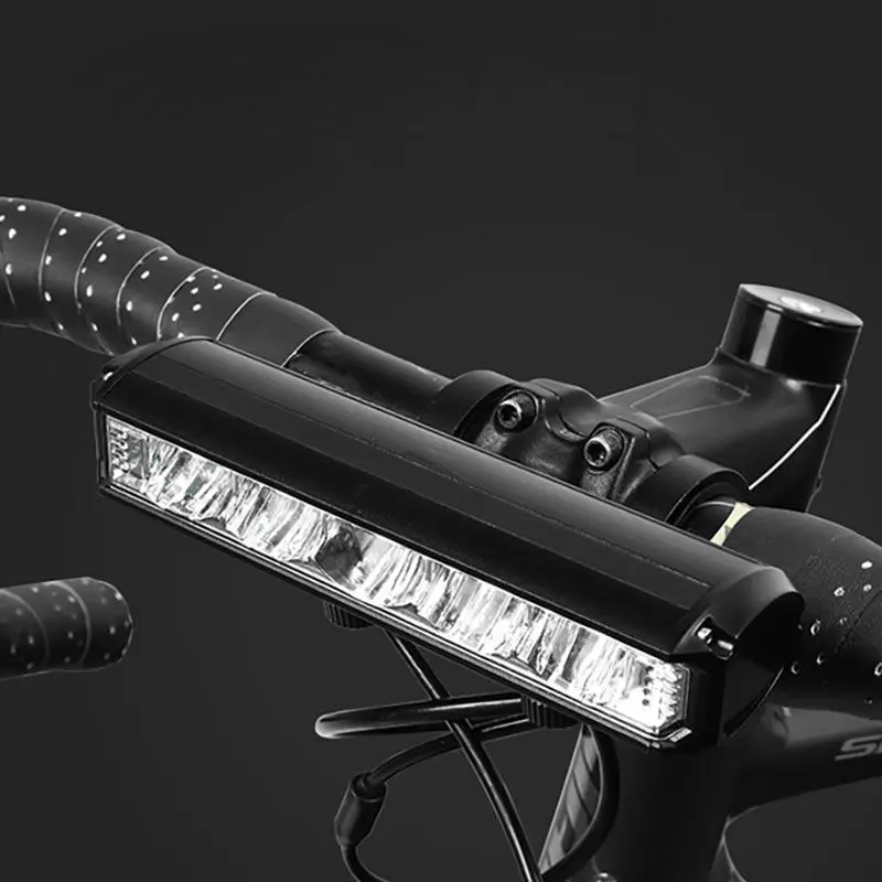 USB Rechargeable Front Bike Light with 120 Degree Large Lighting Range, Waterproof Flashlight with 5 Lighting Modes, Portable Bike Lighting Accessory