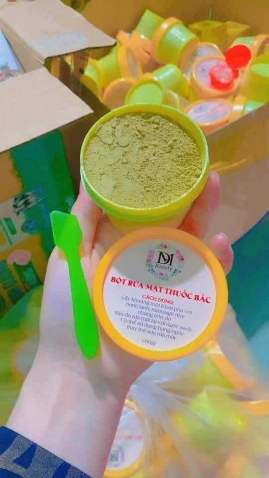 Product Introduction of Bột rửa mặt . Hỗ trợ làm sạch da giảm mụn. kiềm dầu ( dùng làm mặt nạ cũng được nhé ) 2