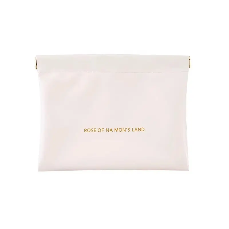 SHIS - High-Value Storage Bag 'Two-Piece Set' |     Lipstick Cosmetic Sorting Bag & Glasses Bag Automatic Closure (Portable Snap Bag)