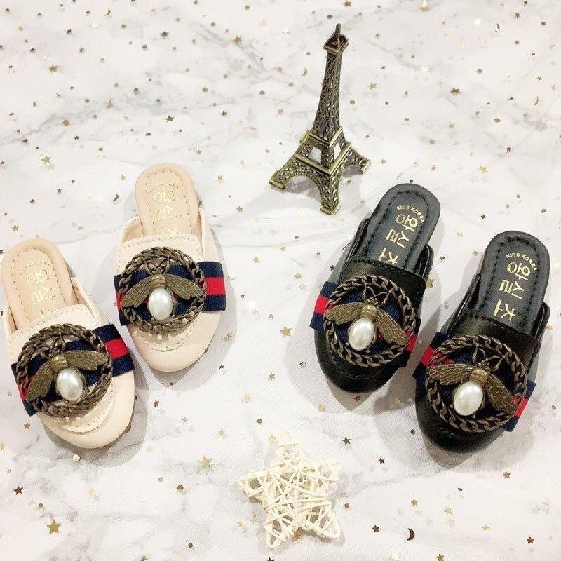 Giày sục ong cho bé trai bé gái, Dép sục da mềm nhẹ cho bé