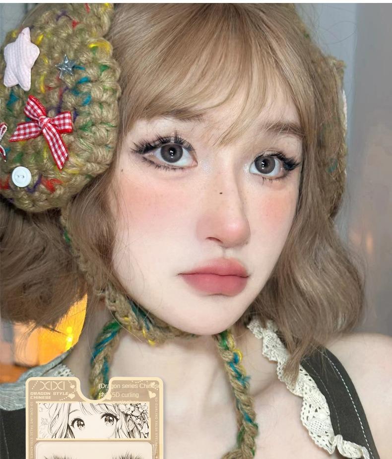 Product Introduction of XIXI-5D Curled False Eyelash Clusters Transparent One Piece Natural Pseudo Natural Pure Pure Desire Style Manga Eyelash 13