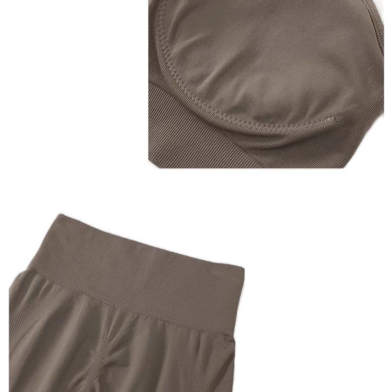 SET đồ tập Bobs chất dệt kim QC ,vải mềm nhẹ, tôn dáng, đủ 6 màu size, form quần dài tôn dáng, mút liền 7