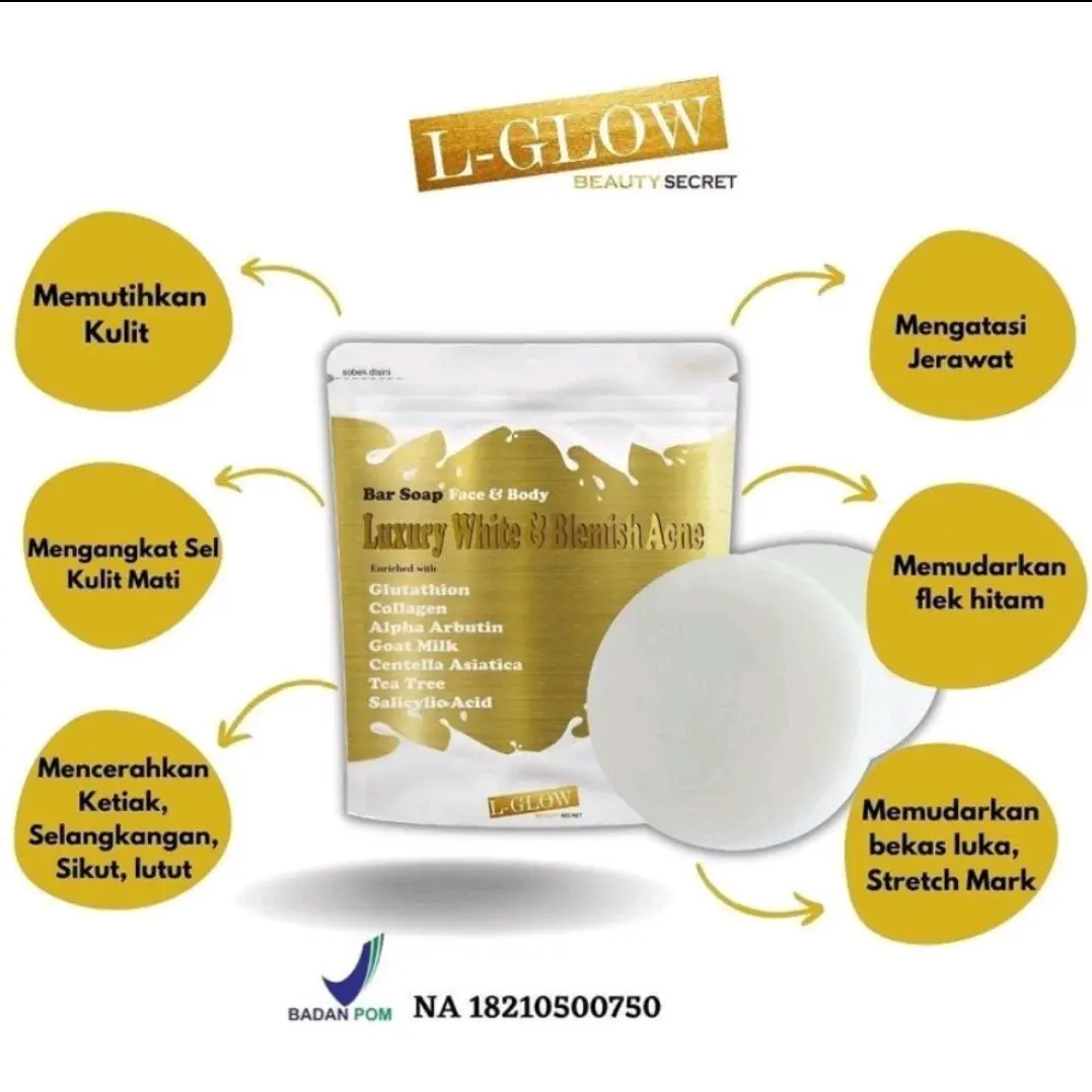 L GLOW BEAUTY BAR SOAP