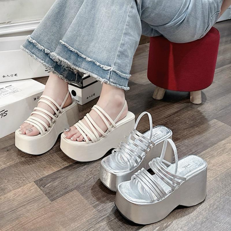 Sandan Xuồng Dây Đan Siêu Nhẹ Tăng Chiều Cao 9p FROM CHUẨN GiàY Nữ