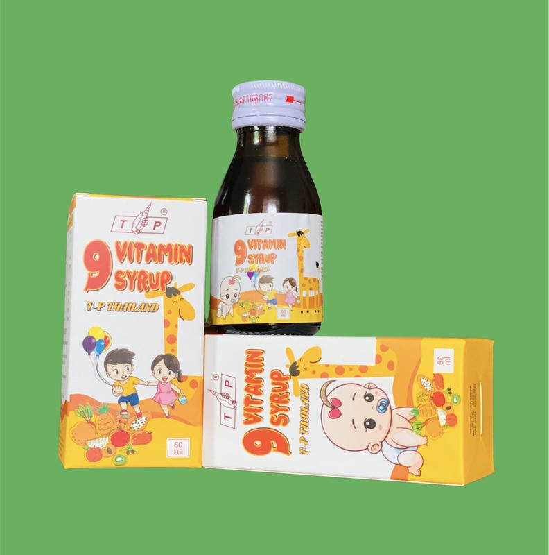 [Combo 1 tháng 3 Chai]  Vitamin Và Thực Phẩm Bổ Sung Cho Bé Chai Siro 60ml 6