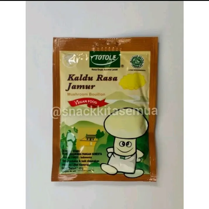 TOTOLE KALDU JAMUR 40 GRAM VEGAN FOOD