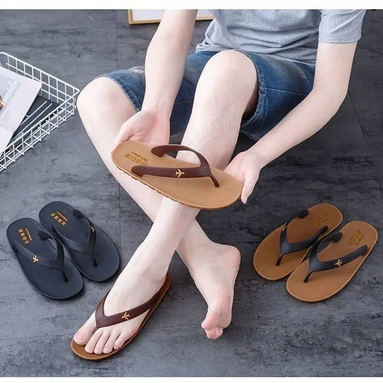 Dép Cao Su, Dép Xỏ Ngón Nam Thời Trang Và Có Thể Đeo Được, Dép Đi Trong Nhà, Chống Trượt, Khử Mùi, Được Làm Bằng Cao Su Tại Việt Nam 5