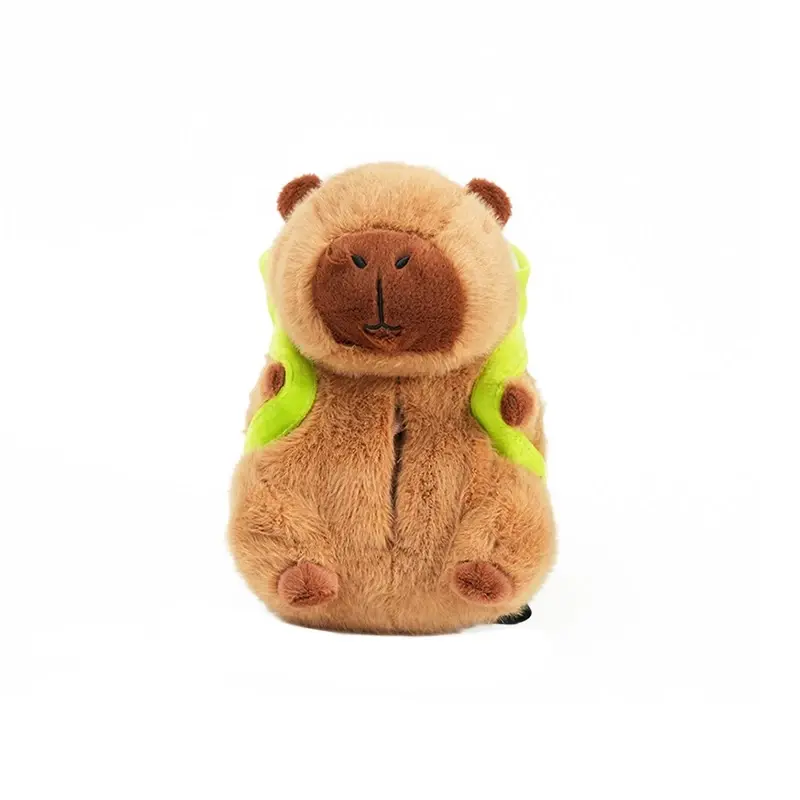 Gấu bông capybara kềm thùng rác mini YIMAIDA 6