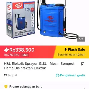 Elektrik sprayer 13,8ltr