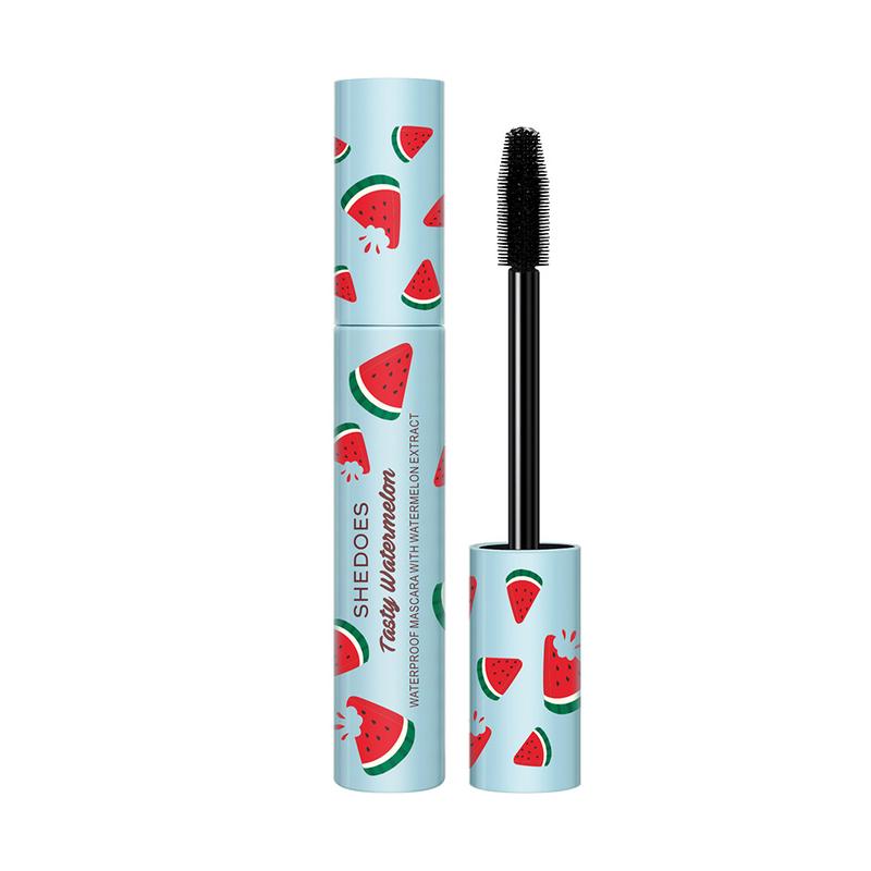 Product Introduction of Shedoes Lengthened Thick and Long Long Lasting Waterproof Non-Dizzy Makeup Not Smudge Quick-Drying Watermelon Mascara 9