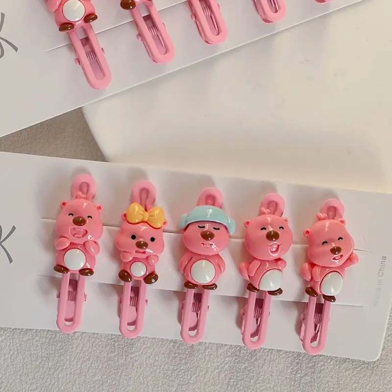 Phụ Kiện Tóc, Hải Sâm Nhỏ Loopy Màu Hồng, Kẹp Tóc, Kẹp Tóc Viền, Kẹp Bên, Dễ Thương Và Ngọt Ngào, Thích Hợp Cho Bé Gái Và Bé Gái Mềm Mại