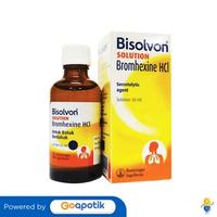 Gambar BISOLVON SOLUTION 50 ML BOTOL dari Apotek Golden star by GoApotik Kota Administrasi Jakarta Barat 1 Tokopedia