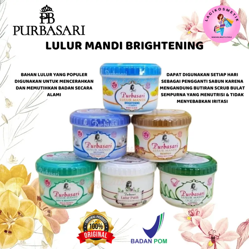 PURBASARI LULUR MANDI - BODY SCRUB PURBASARI 2
