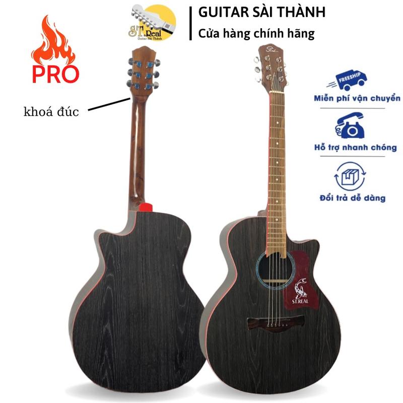Đàn Guitar Acoustic Mã ST-Z1 Back Side Landspace Chính Hãng ST.Real Guitar Sài Thành