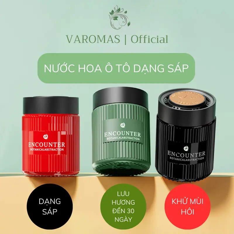 Sáp Thơm Ô Tô Khử Mùi Hôi Hương Nước Hoa Dạng Sáp Không Cồn Phụ Tùng Nội Thất Cho Xe Hơi An Toàn Cho Xe VAROMAS Dung Tích 300Gr ST16 0