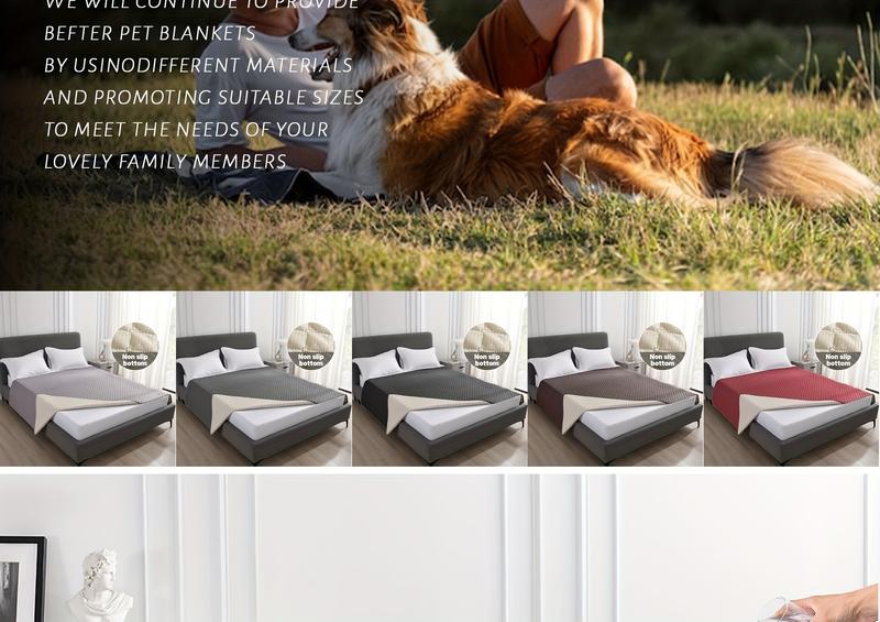 Product Introduction of Anti Leaking & Non-Slip Dog Bed Cover,Pet Blanket Sofa Pet Bed Mat,Mattress Protectors Car,Furniture Couch Cover for Cats Dogs 8