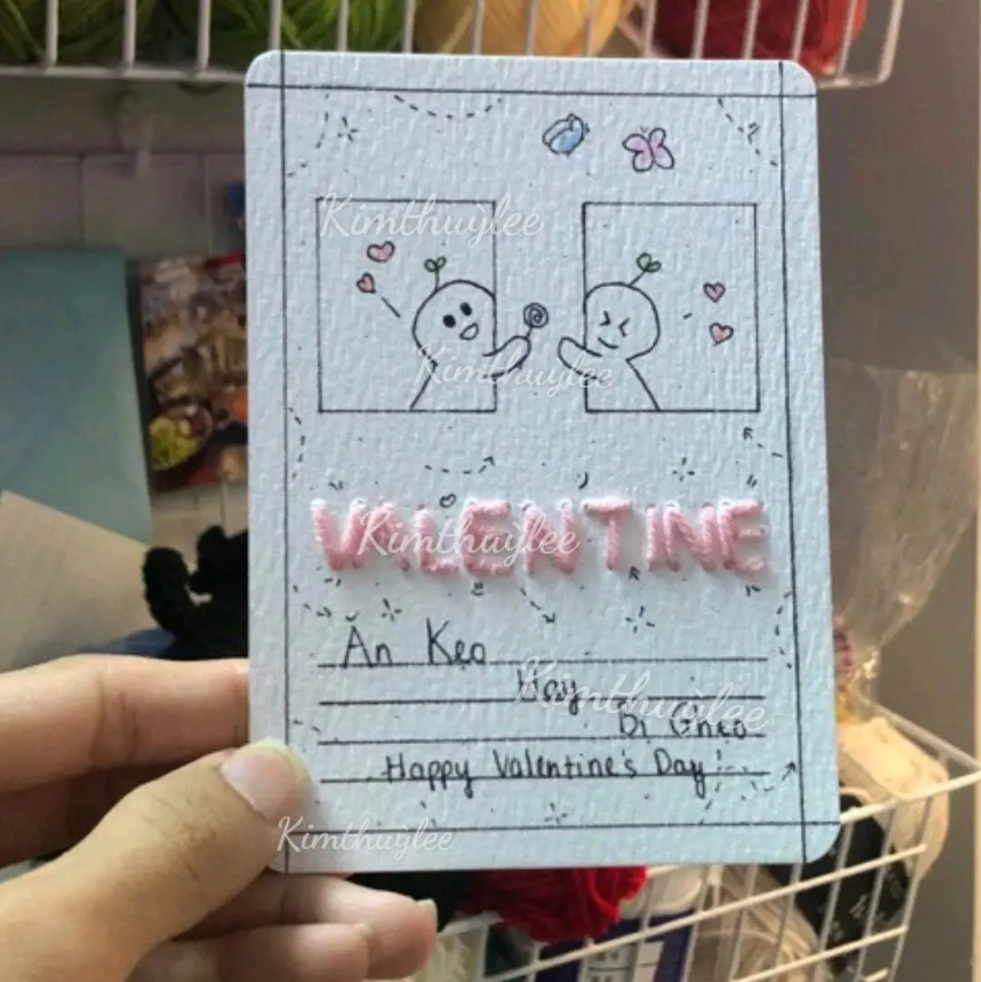thiệp thêu valentine dethuonggg