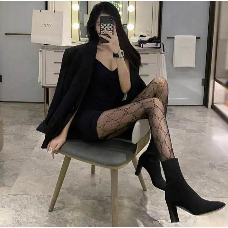 quần tất lưới họa tiết siêu dai