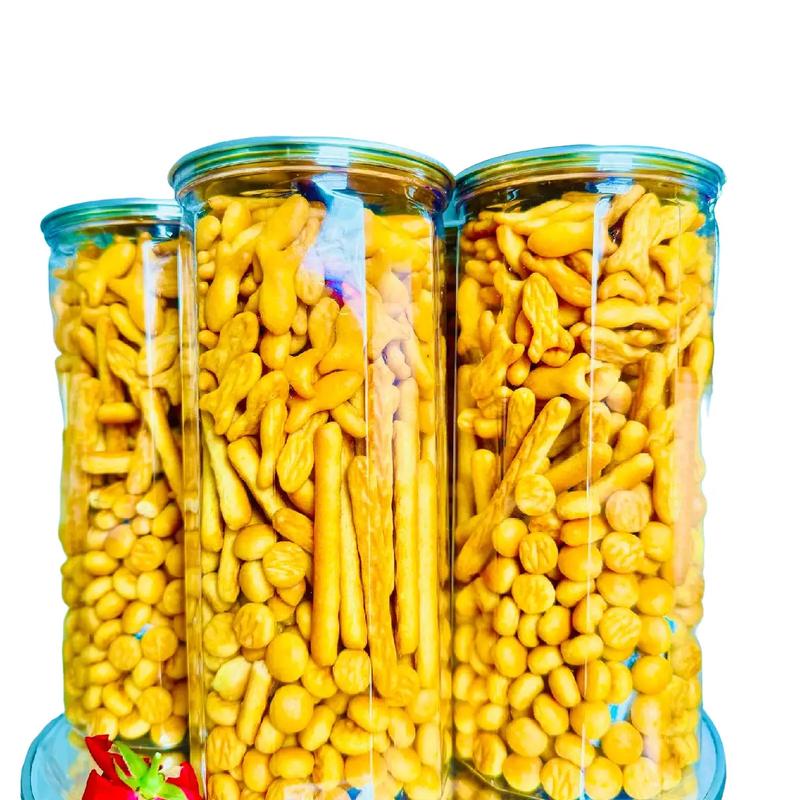 Combo 4 hũ bánh quy mix Pet 250gram Ăn vặt bảo hân Snack Food Thức Ăn bánh  que