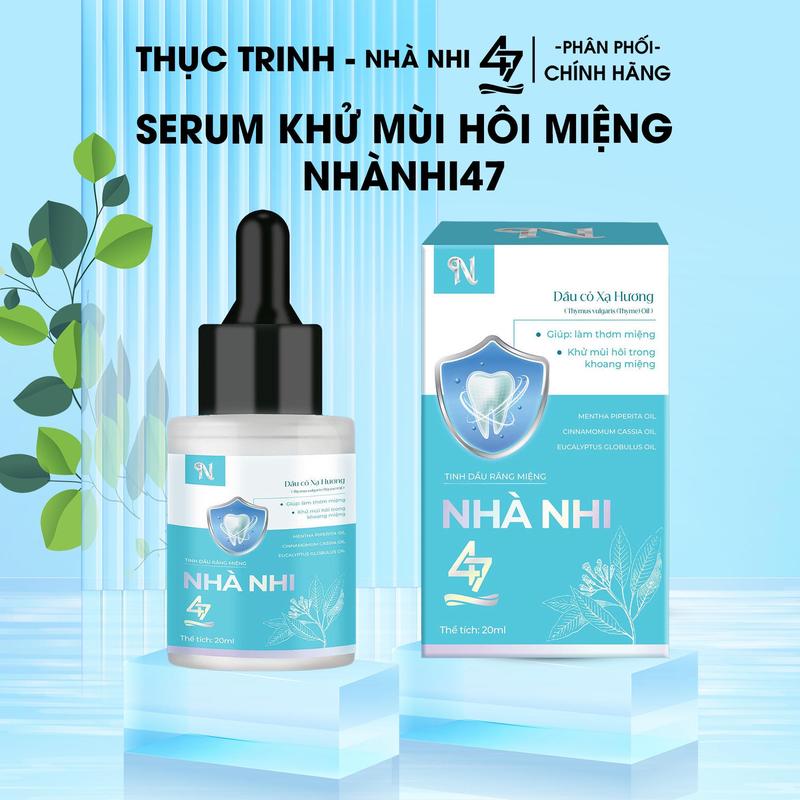 SERUM Khử mùi hôi miệng NHÀ NHI 47 - Tặng  ly nhựa 50ml Xịt Thơm Miệng Xịt Miệng