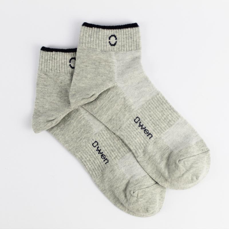 OWENTất nam cổ trung, cổ lười chất cotton dày dặn êm ái, chống hôi chân Menswear 1