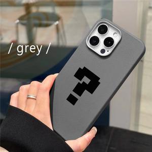 Leather Premium Soft Case For Redmi 14C 13 A3 13C A2 A1 Note 13 Pro Note11S 12C Mosaic Question Mark Phone Case Anti-Fall Silicone Cover