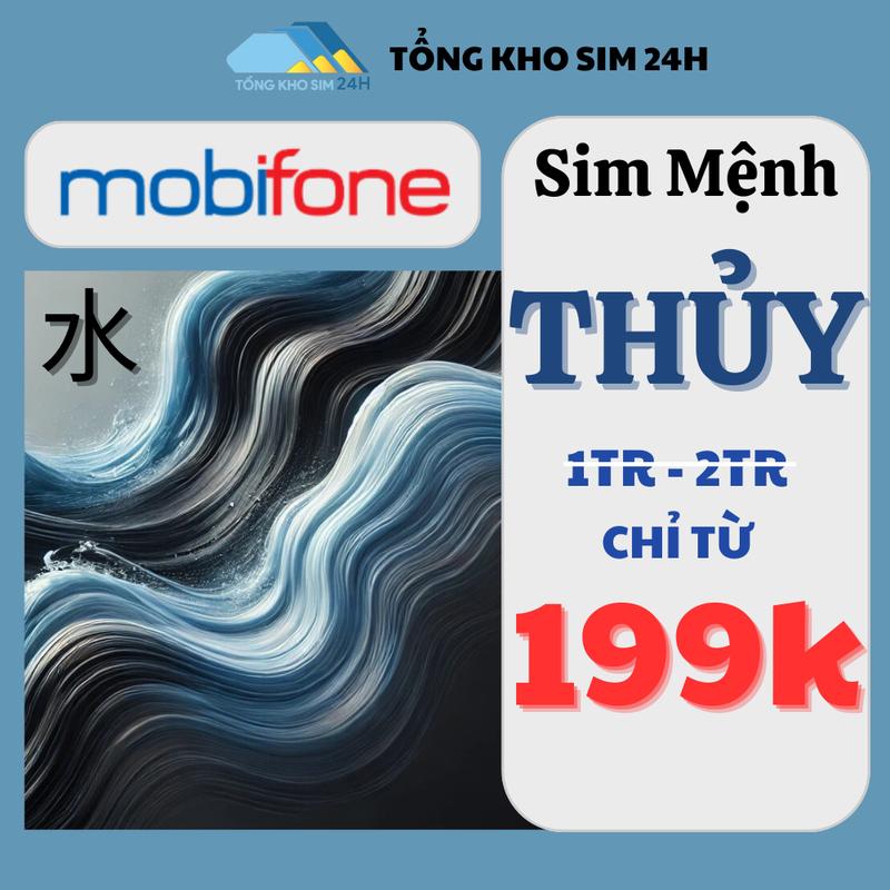 Sim Phong Thủy Mệnh Thủy Mạng Mobifone 4G Số Đẹp chỉ từ 199k,ĐKCC+ Esim tại Mobifone Phone sim  cho thuỷ sim  số sim  trợ sim  trần