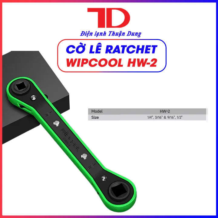 Cờ lê bánh cóc WIPCOOL, chất lượng cao, Cờ lê hai đầu, Dụng cụ sửa chữa máy lạnh làm lạnh, Điện Lạnh 1