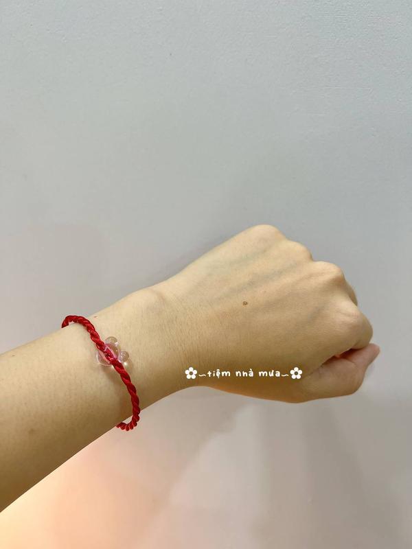 Vòng tay chỉ đỏ may mắn mickey chủ đề lễ tết - tiệm nhà mưa Phụ Kiện 1