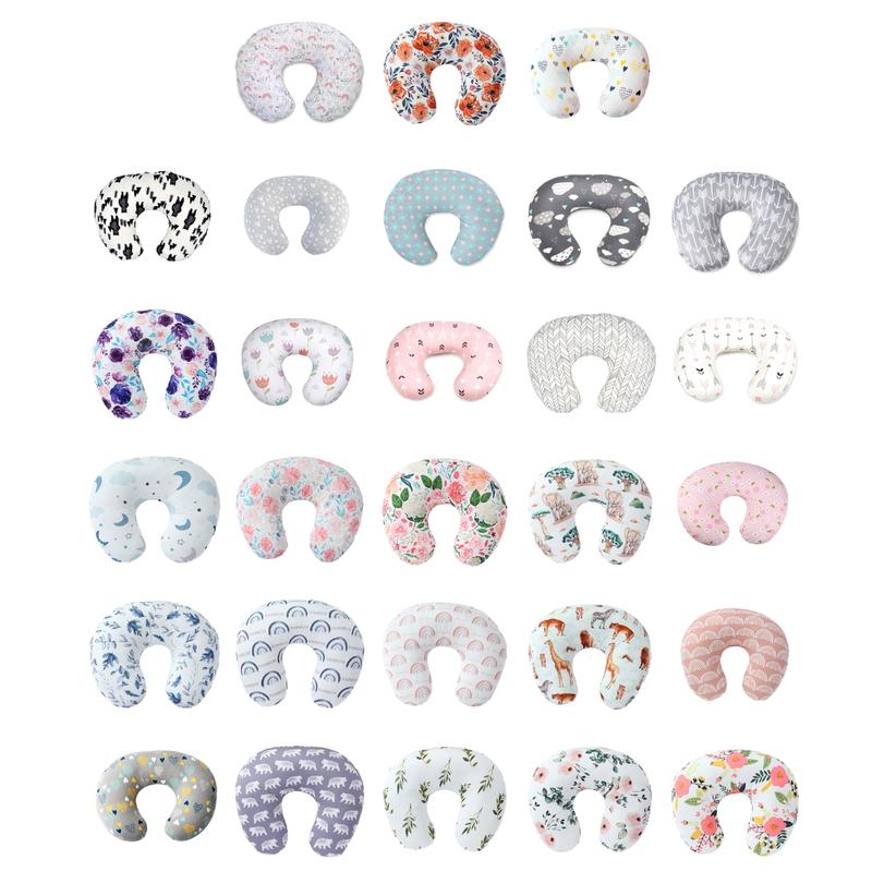 Baby Nursing Pillow Cover Newborn Maternity Breastfeeding Pillow Cover Print U-shape Nursing Pillow Breathable Slipcover 0
