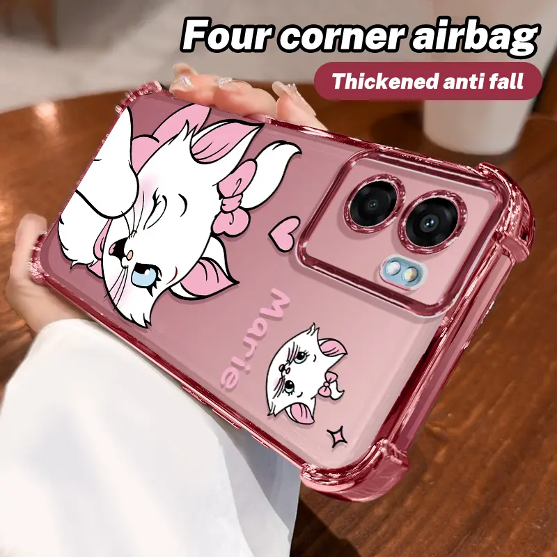 XWDDFSK073 Casing Hand phone Tersedia Untuk OPPO A12 A15 A16 A17 A18 A38 A3S A57 A58 A5S A7 A72 A73 A74 A76 A77 A78 A78  Pola kucing mengedipkan mata selebriti internet diperkuat case ponsel dengan Lanyard pelindung Aksesoris Handphone 1