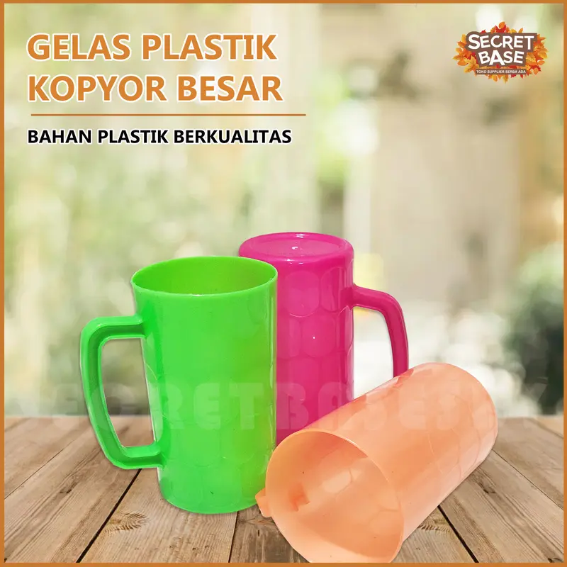 [COD] GELAS KOPYOR - Mug Cangkir Gelas / Gelas Plastik / Gelas Kopi Teh Murah 1