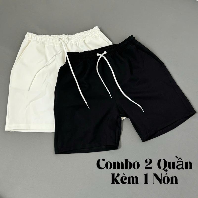 Combo 2 Quần Short Nam Kaki Cao Cấp Khóa Rút Thỏa Mãi Đi Chơi vs Chơi Thể Thao Thấm Hút Mồ Hôi [ Kèm Nón Tặng Khi Mua 2 Quần] 0